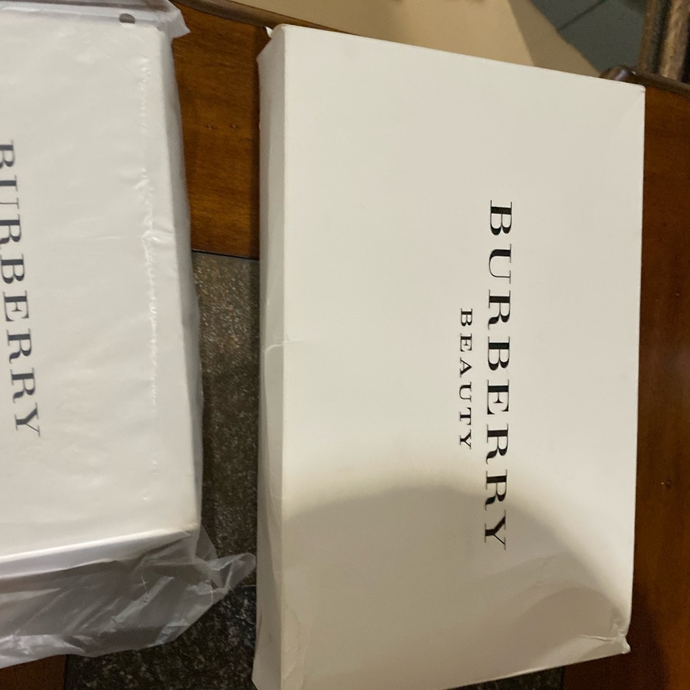 Larger Burberry makeup bag